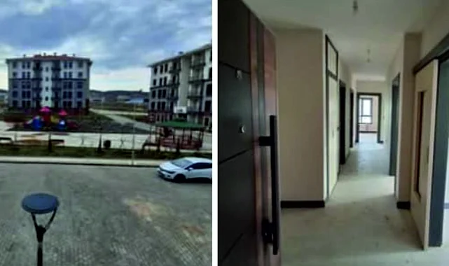 Edirne Keşan'da TOKİ'nin teslim ettiği daire anında kiraya verildi