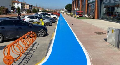 Sakarya Erenler'de bisiklet yollarına güvenli dokunuş