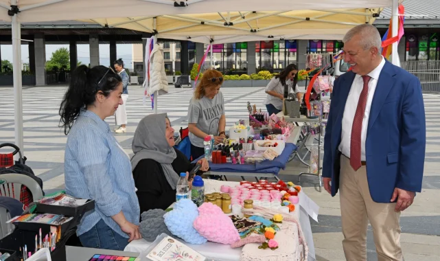 Bursa Osmangazi Belediyesi kadın üreticilerin yanında