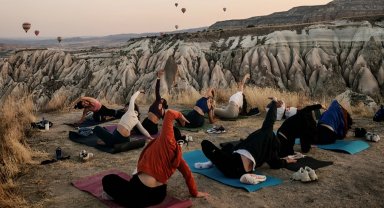 Kapadokya'da Bi'Yoga Fest hazırlığı