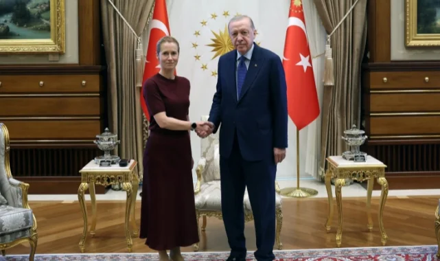 Cumhurbaşkanı Erdoğan, Kallas'ı kabul etti