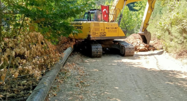 Kaz Dağları'ndan gelen su 14 köyle buluştu