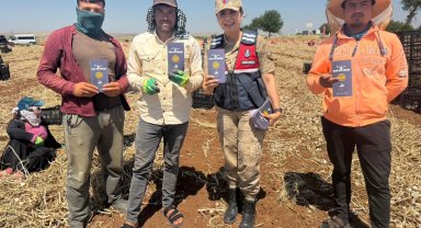 Şanlıurfa Jandarması'ndan KADES bilgilendirmesi